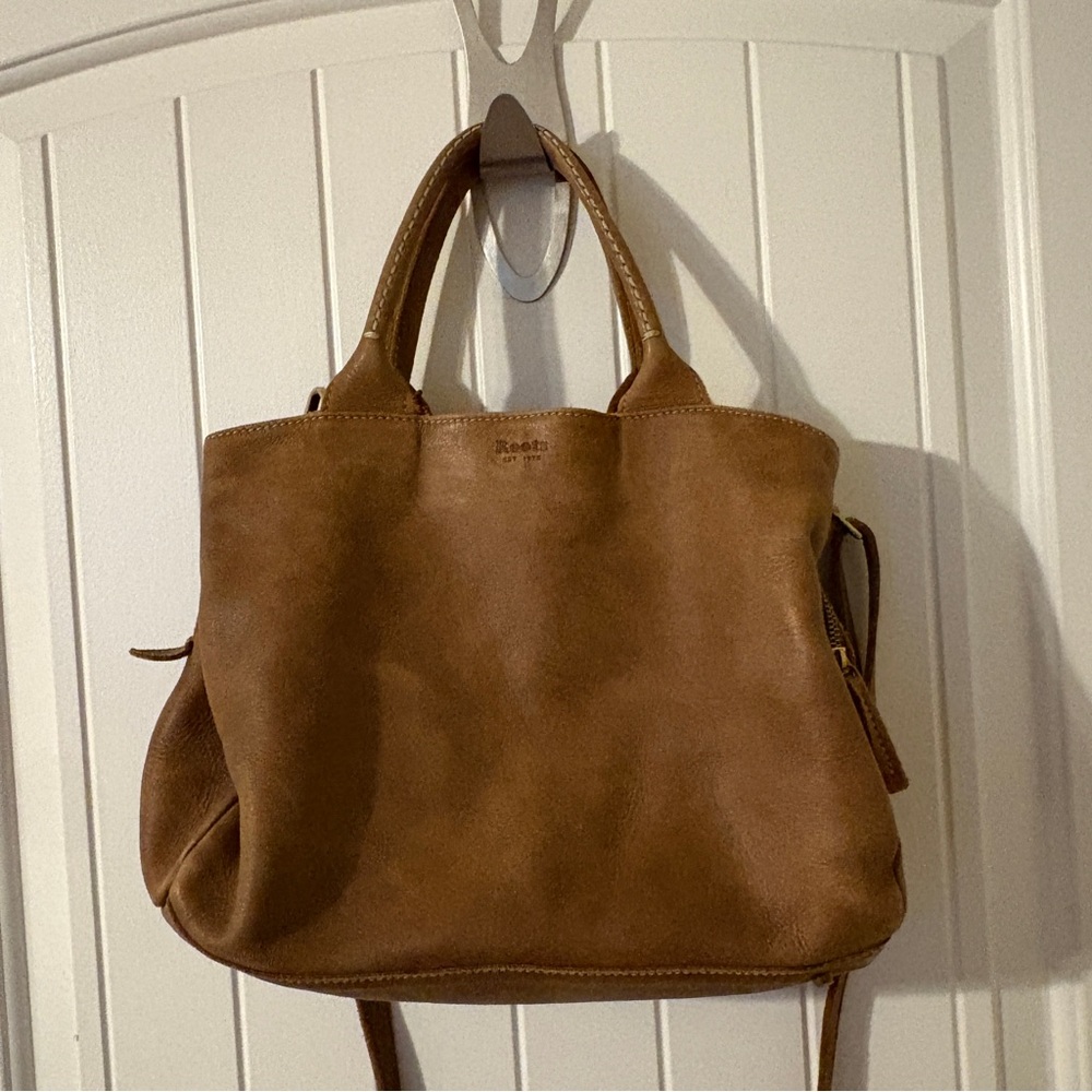Roots Leather Hobo Purse crossbody